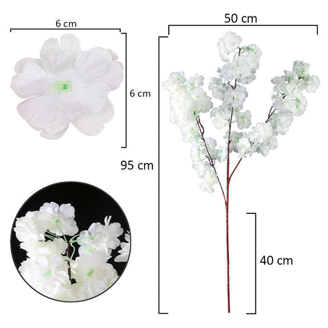 2pcs Fake Cherry Blossom Flower