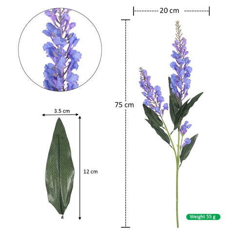 Artificial Gladiolus Flower Stick