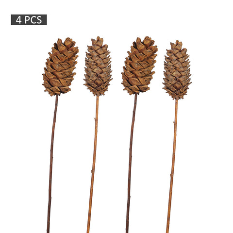 Christmas Natural Pinecone in Stick