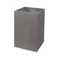 Modern concrete rectangular planter for outdoor use