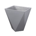 Diamond shaped concrete planter