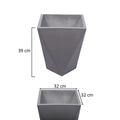 Diamond shaped concrete planter Dubai