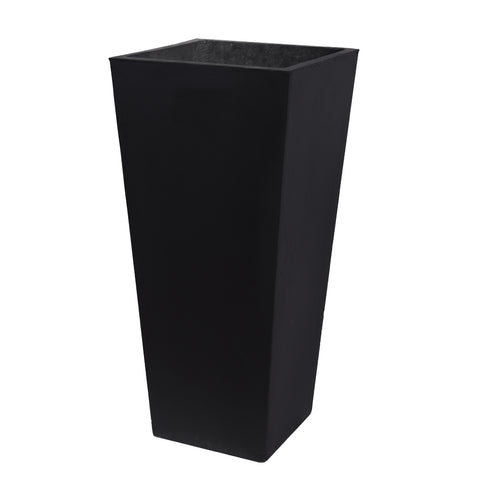 Tall Square Cement Planter Pot