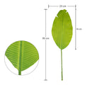 Fake banana leaves for indoor plants