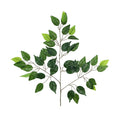 Artificial ficus leaf branch