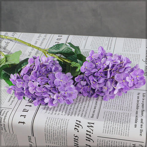 2Pcs Artificial  Hyacinth Hydrangea Flowers