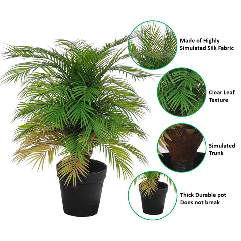 Fake palm trees for inside, perfect for low-maintenance decor