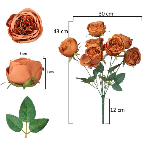 Artificial Rose Flower Bunch