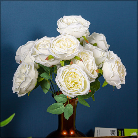 2pcs Artificial Rose Flower Bunch