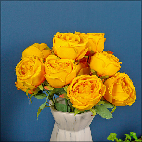 2pcs Artificial Rose Flower Bunch