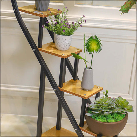 planter stand, wooden planters, hanging planters