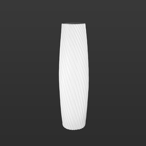 Floor Standing Diagonal Design Ceramic Vase