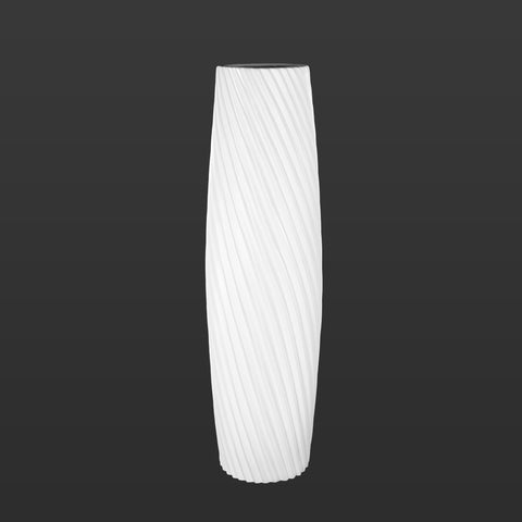 Floor Standing Diagonal Design Ceramic Vase