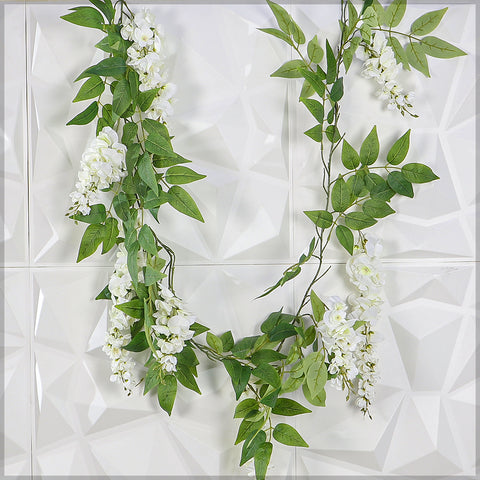 Faux Wisteria Flower Vine