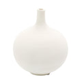 Elegant round embossed line ceramic flower vase for home decor