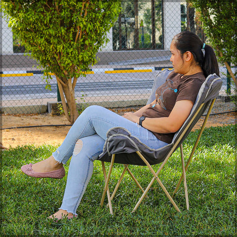 Multi-purpose butterfly chair ideal for porch or backyard use