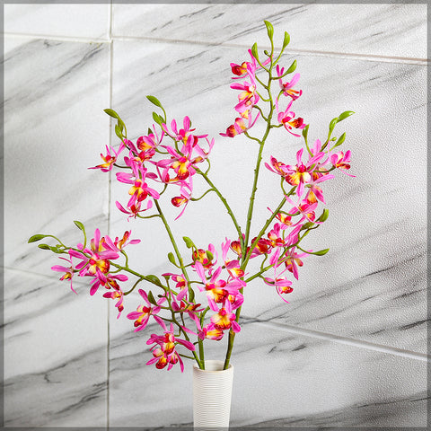 2PCS Artificial Silk Orchid Flowers