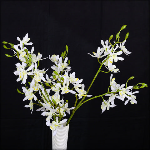 2PCS Artificial Silk Orchid Flowers