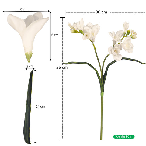 Lifelike Artificial Freesia Flower