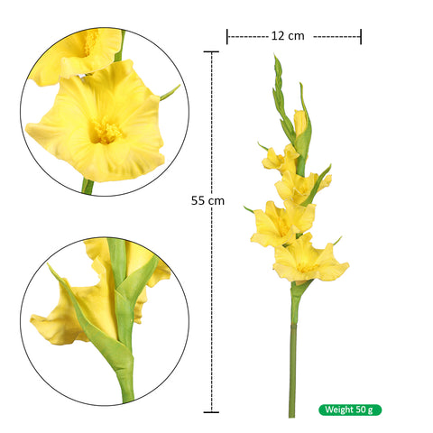 Artificial Gladiolus flower bulbs