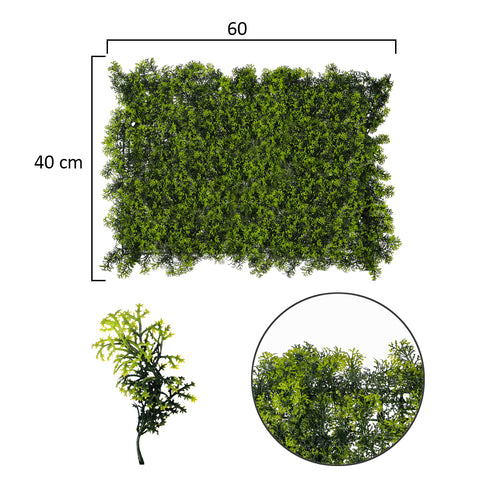 4pcs Artificial Shrubs Greenery Panels