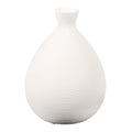 Elegant bulb style ceramic vase for modern decor