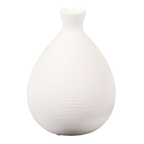 Elegant bulb style ceramic vase for modern decor