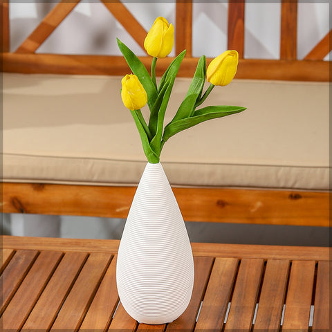 Stylish ceramic vase with modern design for home decor