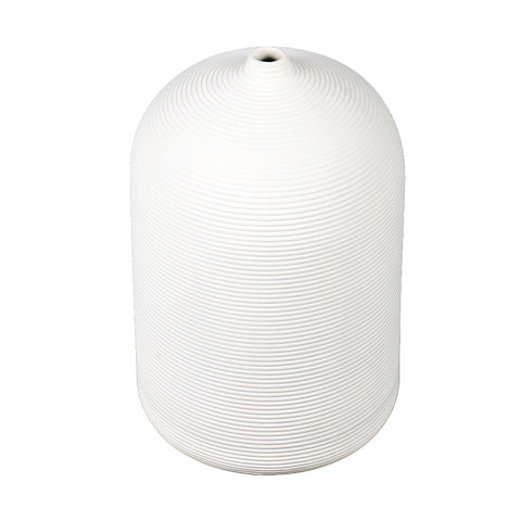 White nordic vase for modern floral arrangements