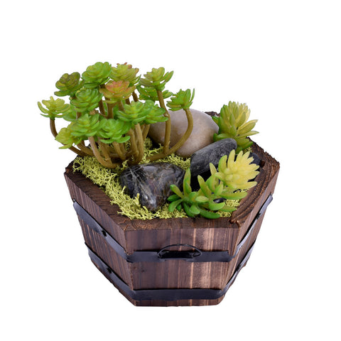 Artificial Potted Sedum Succulent Plant