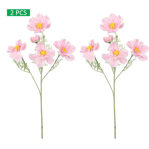 Five Heads Artificial Cosmos Flower