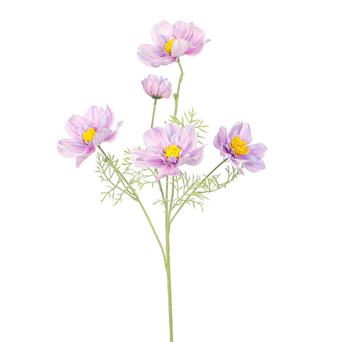 Five Heads Artificial Cosmos Flower