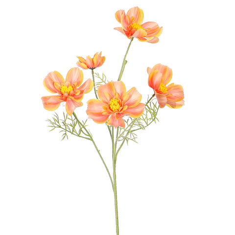 Five Heads Artificial Cosmos Flower