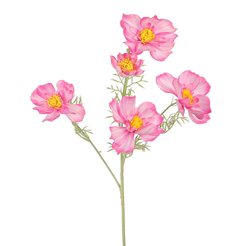 Five Heads Artificial Cosmos Flower