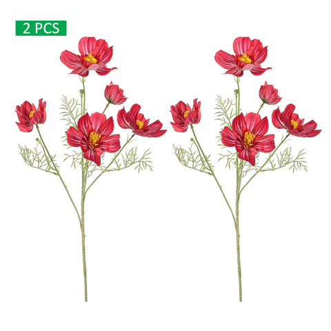 Five Heads Artificial Cosmos Flower