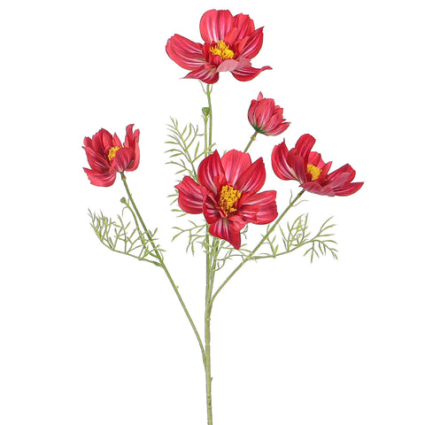 Five Heads Artificial Cosmos Flower