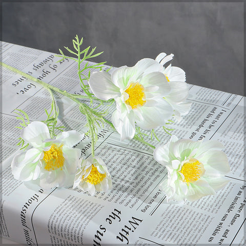 Five Heads Artificial Cosmos Flower