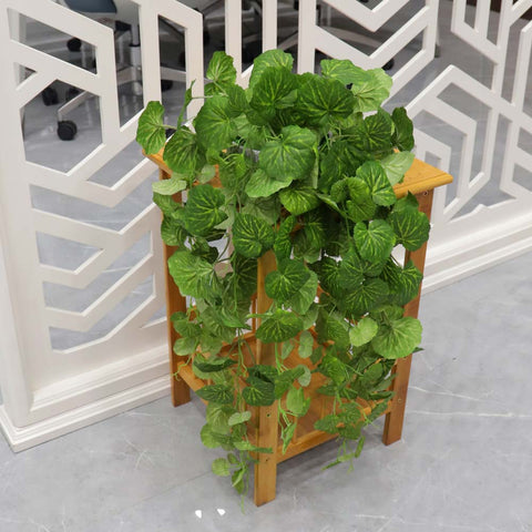 Decorative hanging geranium plant for event and home decor