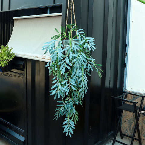 Artificial Bamboo Hanging Bunch Leaf