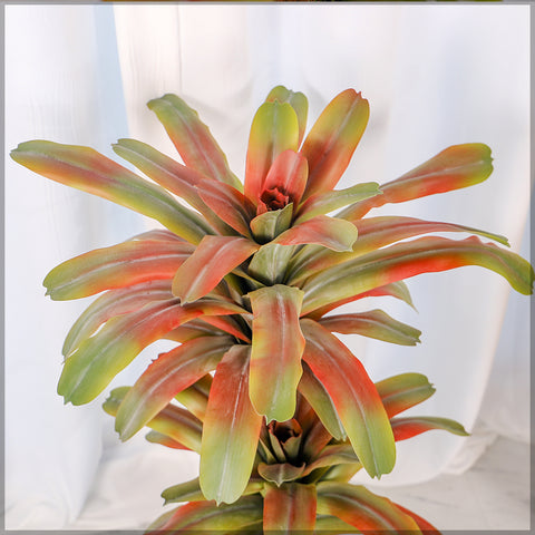 Decorative artificial red edge plant for stylish decor