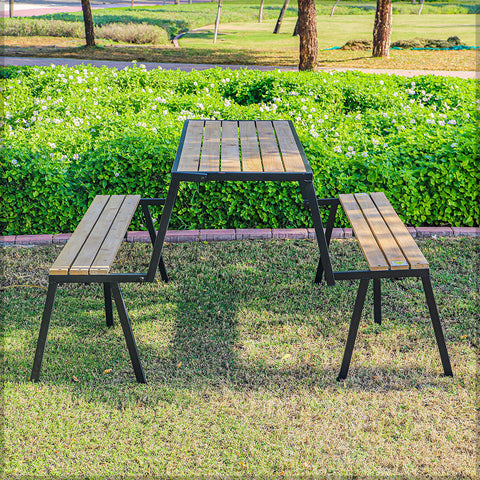 3n1 Garden Folding Bench and Table