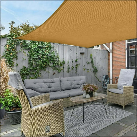 Heavy duty sun shade sail for lasting outdoor use