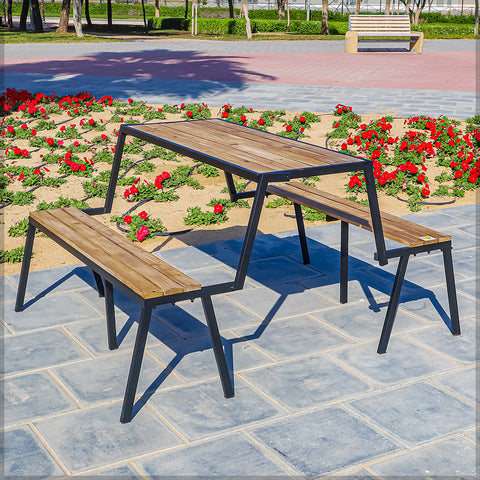 3n1 Garden Folding Bench and Table