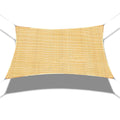 Outdoor sunshade sail offering 95% UV protection for your backyard or pool area