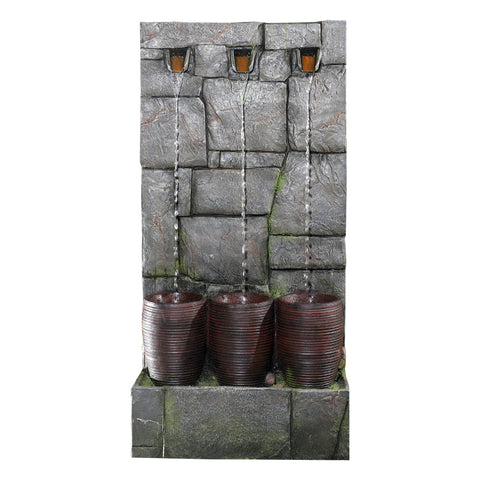 Decorative Pots Wall Fountain