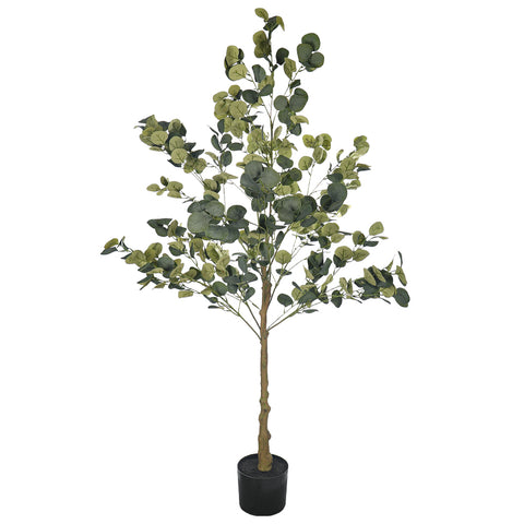 Nearly natural eucalyptus tree for contemporary design