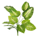 Lifelike artificial evergreen bunch leaves for home decoration