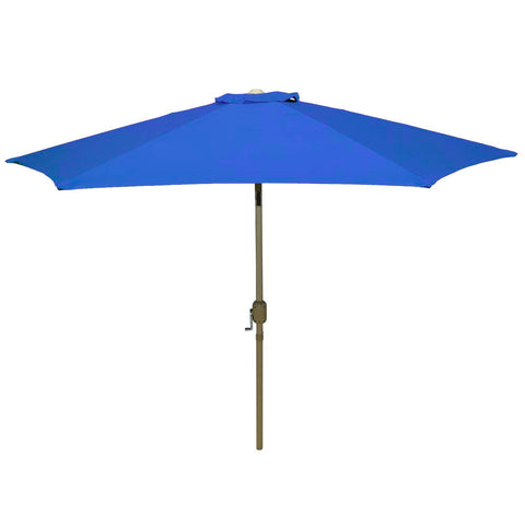 Tilting garden parasol with UV protection for sun coverage