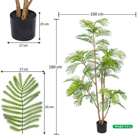 Nearly Natural Mimosa Plant 180cm High