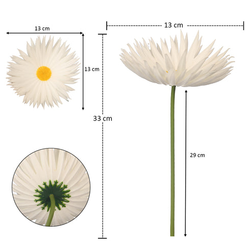 Single Stem Artificial Daisy Flower